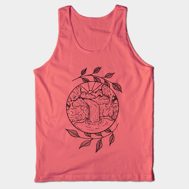 Nature 2 Tank Top by VanessArtisticSoul